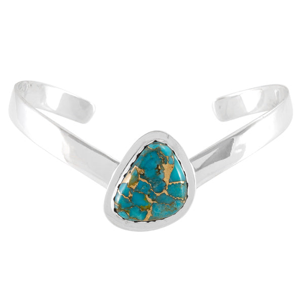 Matrix Turquoise Bracelet Sterling Silver B5621-C84