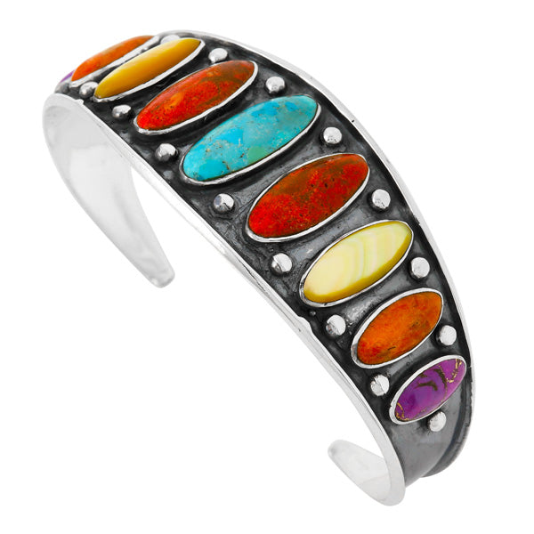 Multicolor Bracelet Sterling Silver B5622-C71