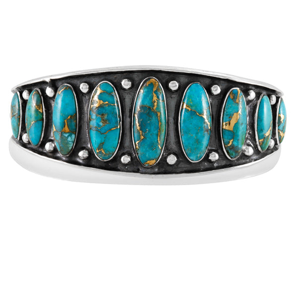 Matrix Turquoise Bracelet Sterling Silver B5622-C84