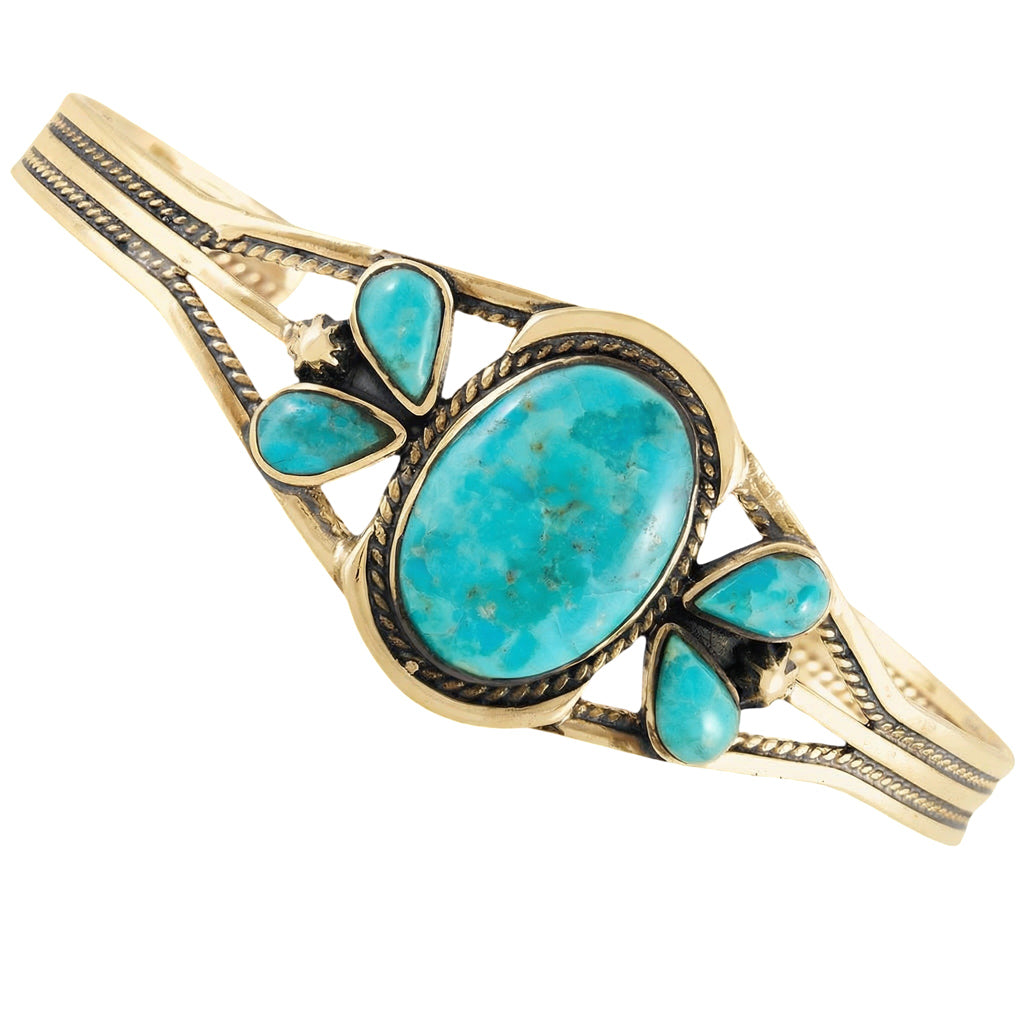 Turquoise Bracelet GoldCopper™ B5623-GB-C75