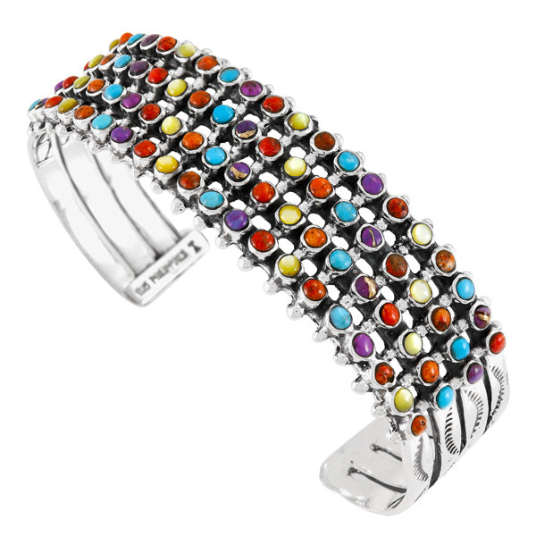 Multicolor Bracelet Sterling Silver B5625-C71