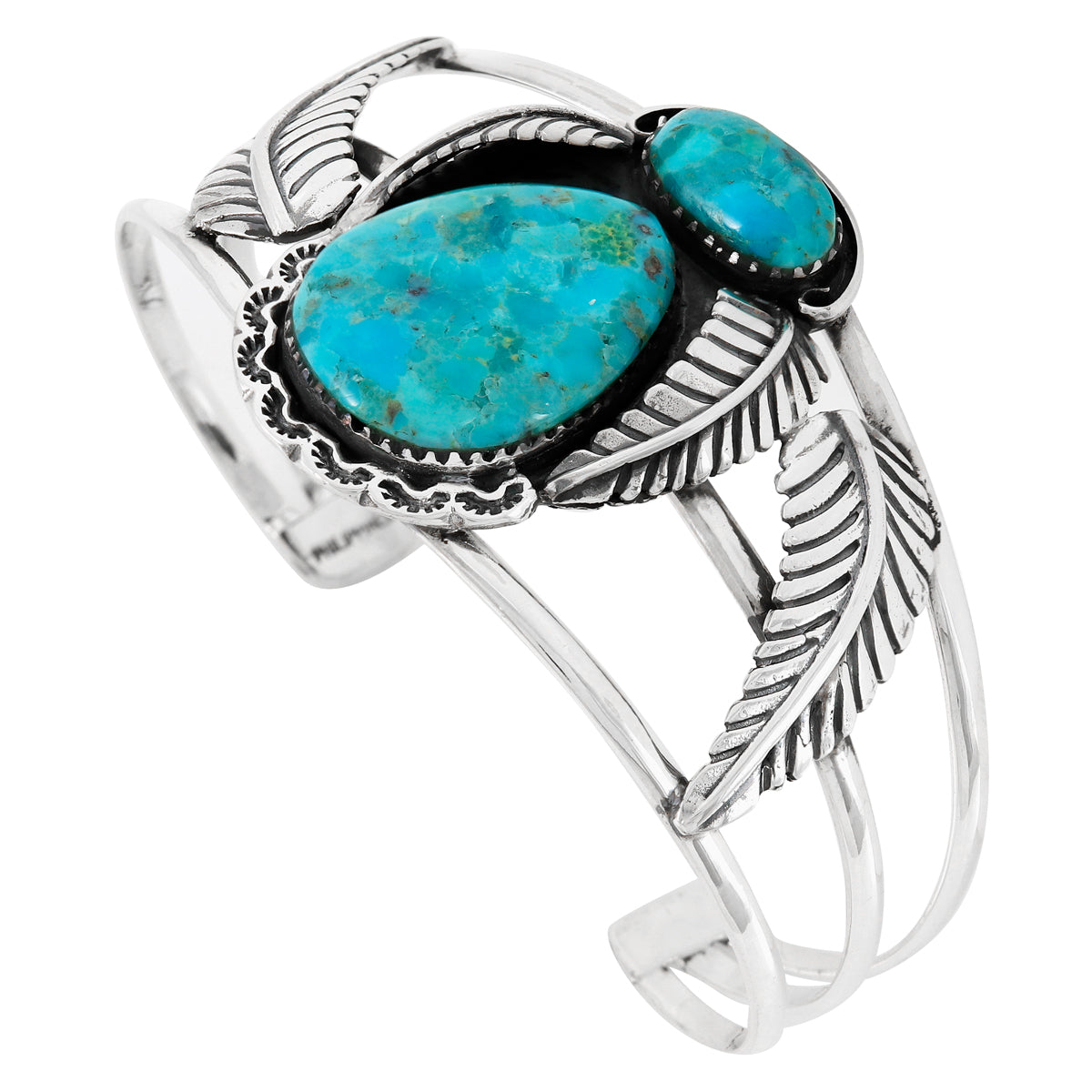 Turquoise Bracelet Sterling Silver B5626-C75