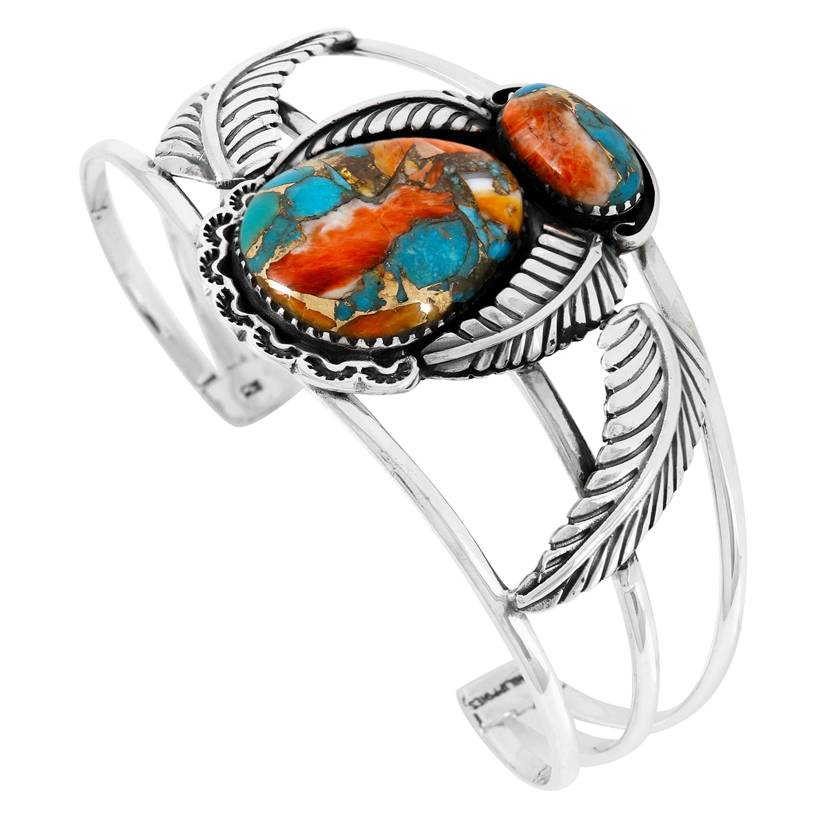 Spiny Turquoise Bracelet Sterling Silver B5626-C89