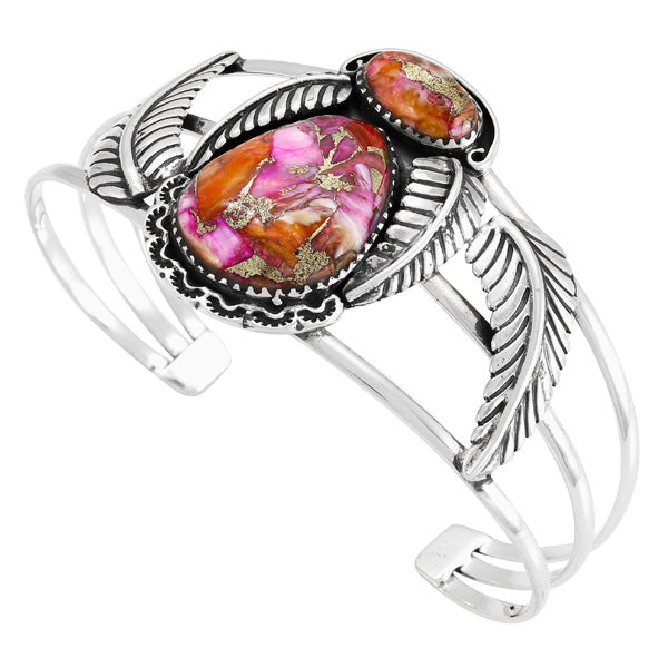 Plum Spiny Bracelet Sterling Silver B5626-C92