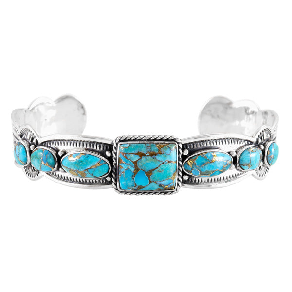 Matrix Turquoise Bracelet Sterling Silver B5628-C84