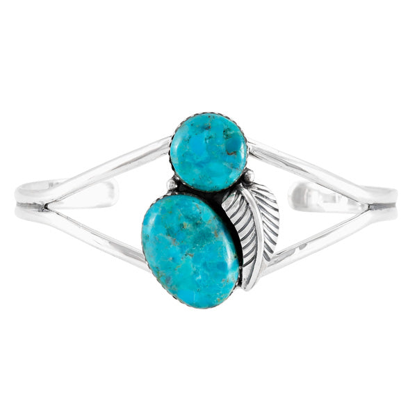 Turquoise Bracelet Sterling Silver B5629-C75