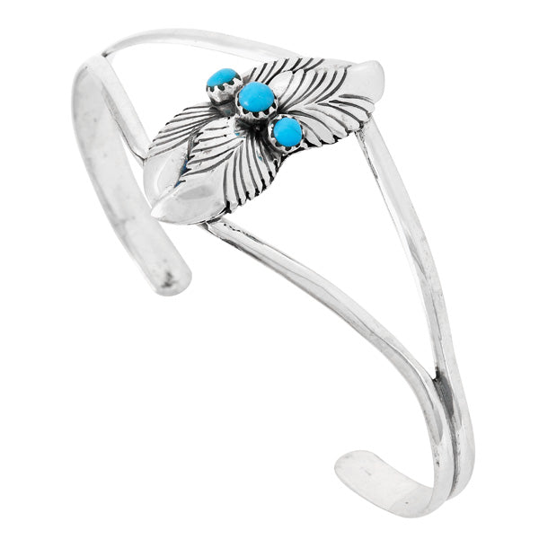 Turquoise Bracelet Sterling Silver B5631-C75