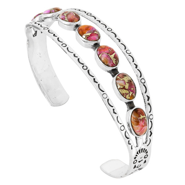 Plum Spiny Bracelet Sterling Silver B5632-C92