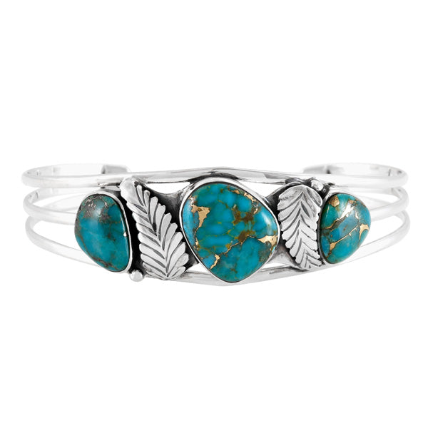 Matrix Turquoise Bracelet Sterling Silver B5634-C84