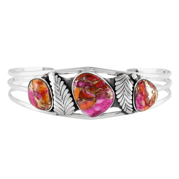 Plum Spiny Bracelet Sterling Silver B5634-C92