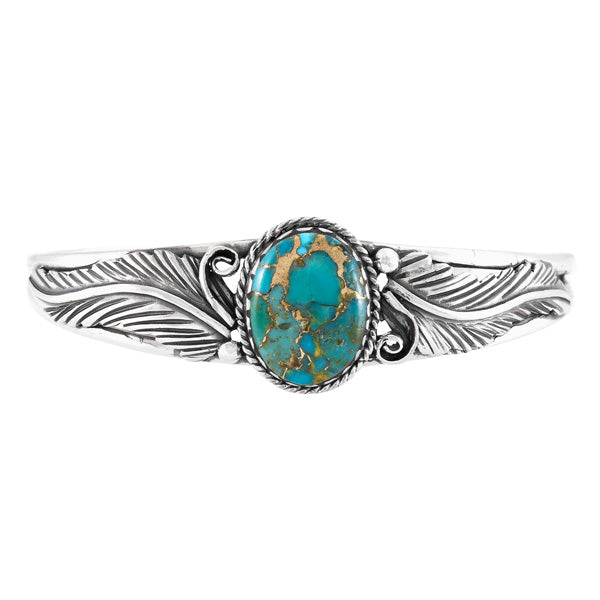 Matrix Turquoise Bracelet Sterling Silver B5636-C84