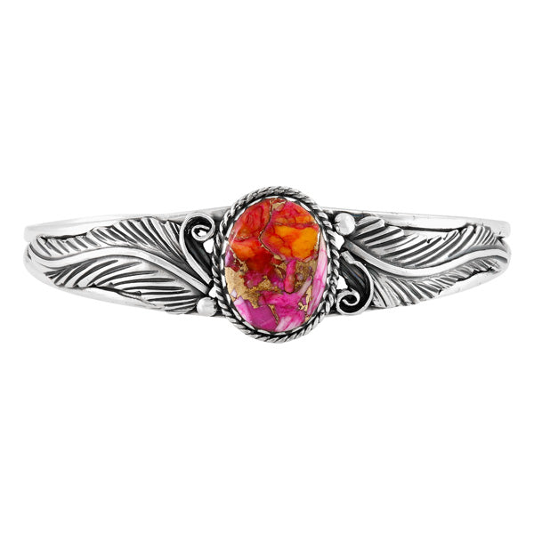 Plum Spiny Bracelet Sterling Silver B5636-C92