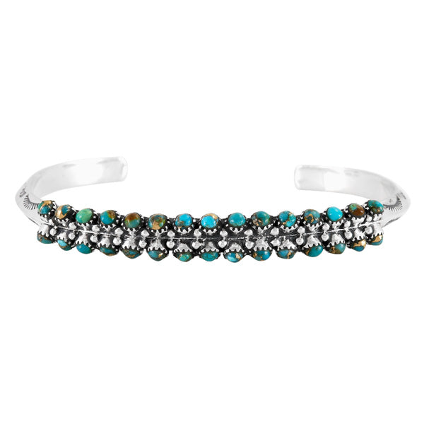 Matrix Turquoise Bracelet Sterling Silver B5637-C84