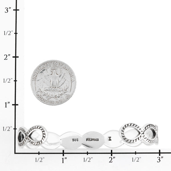 Matrix Turquoise Bracelet Sterling Silver B5638-C84