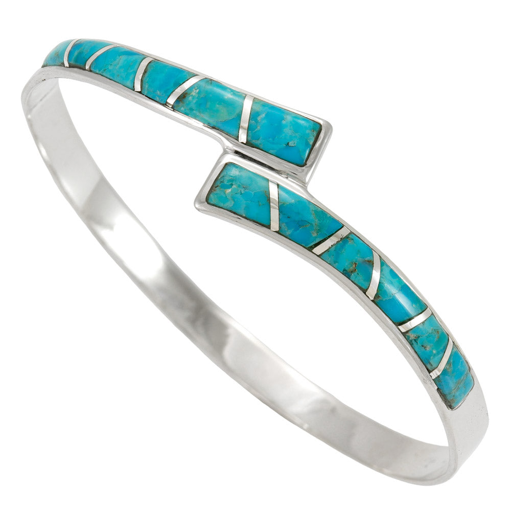 アクセサリー Indian Jewelry Silver Turquoise Bangle Amazon.com: DOLIOX Genuine Turquoise Vintage Flower Bracelet