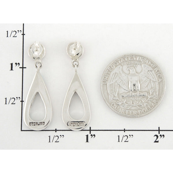 Sterling Silver Earrings Multicolor E1014-C01