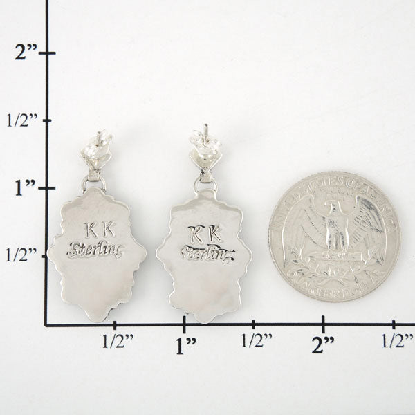 Multicolor Earrings Sterling Silver E1032-C71