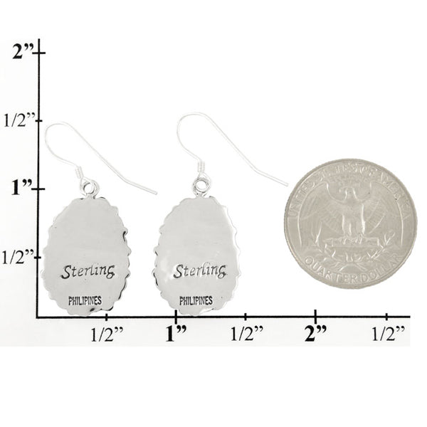 Sterling Silver Earrings Multi Gemstones E1034-C71
