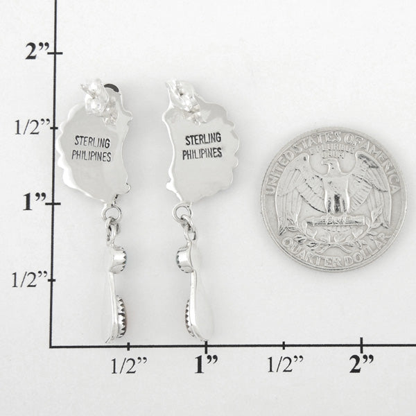 Coral Earrings Sterling Silver E1037-C74