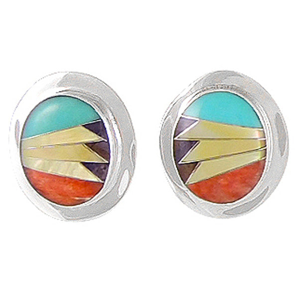 Multicolor Earrings Sterling Silver E1045-C01
