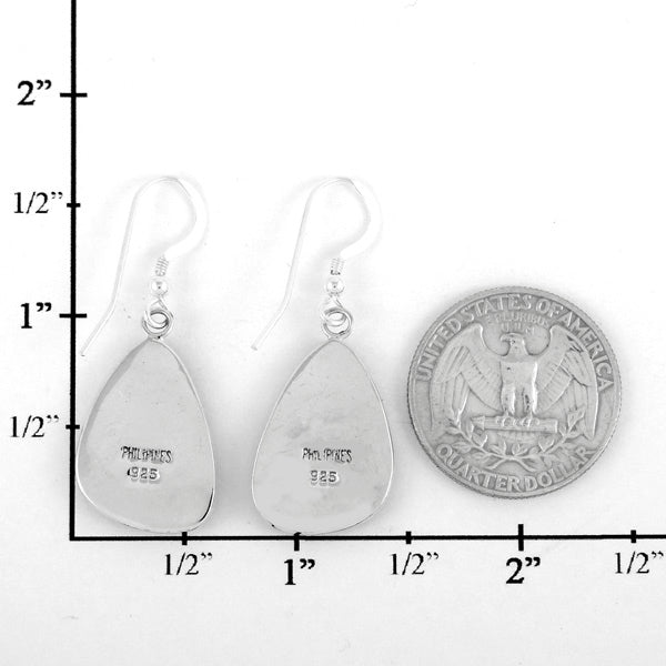 Howlite Earrings Sterling Silver E1058-C103