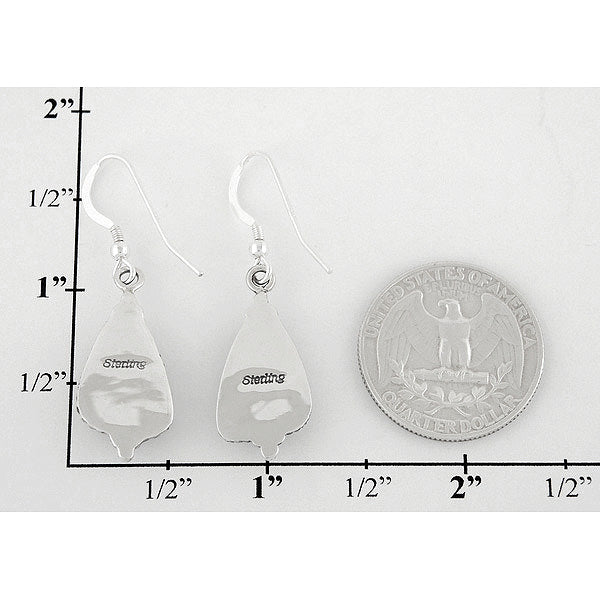 Sterling Silver Earrings  Turquoise E1065-MED-C75