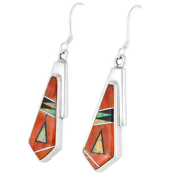 Multicolor Earrings Sterling Silver E1076-C24