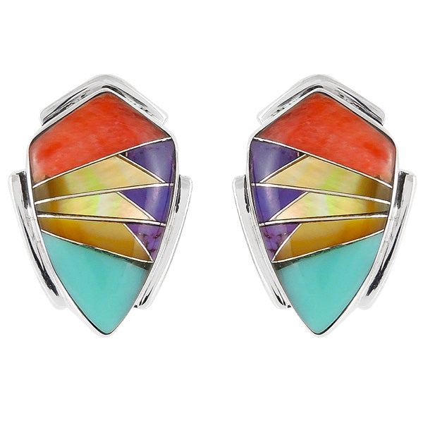 Multicolor Earrings Sterling Silver E1088-C00