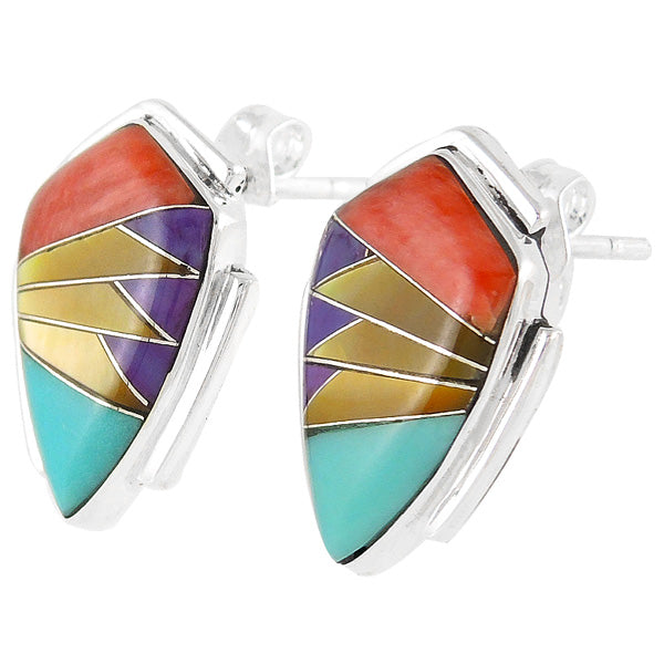 Multicolor Earrings Sterling Silver E1088-C00