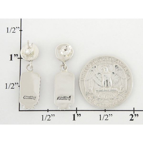Multicolor Earrings Sterling Silver E1118-C51