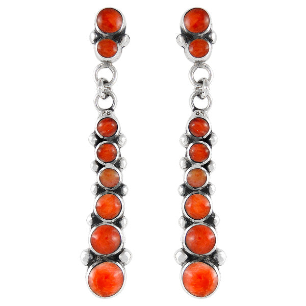 Spiny Oyster Earrings Sterling Silver E1126-C08