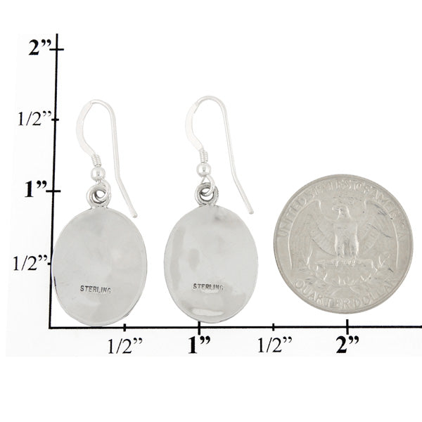 Turquoise Jewelry Earrings Sterling Silver E1140-C75