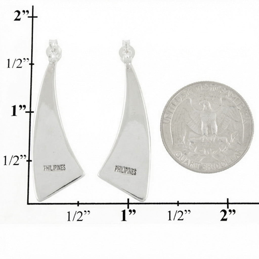 Turquoise Earrings SilverBronzé E1152-SB-C05