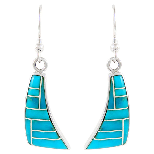 Sterling Silver Earrings Turquoise E1154-C05
