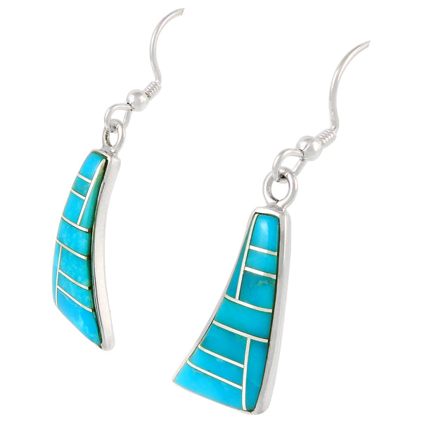 Sterling Silver Earrings Turquoise E1154-C05