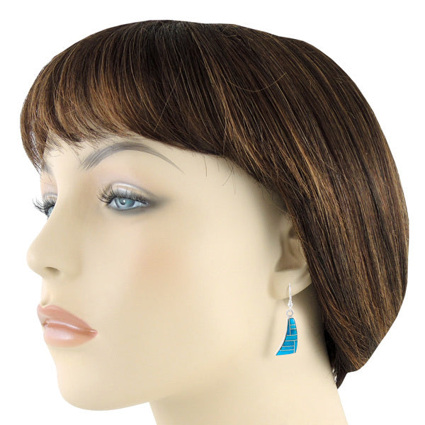 Sterling Silver Earrings Turquoise E1154-C05