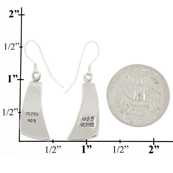 Sterling Silver Earrings Turquoise E1154-C05