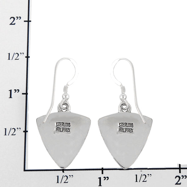 Sterling Silver Earrings Turquoise E1156-C75