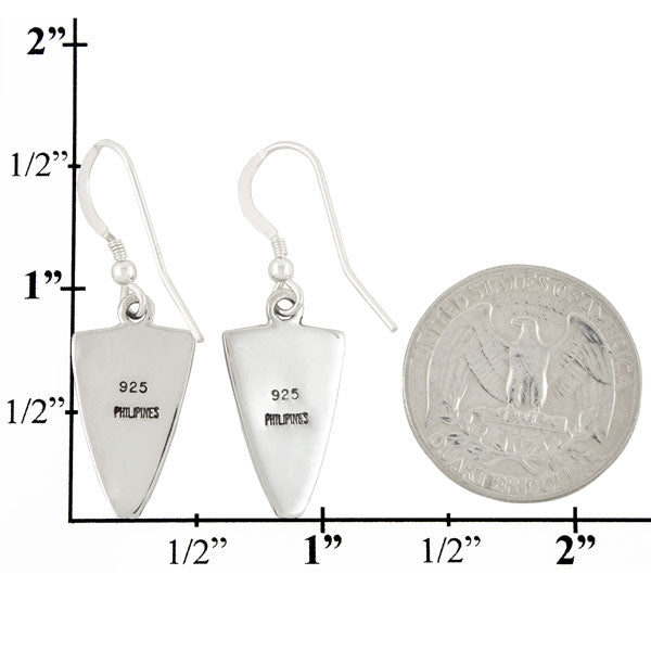 Sterling Silver Earrings Multicolor E1159-C01