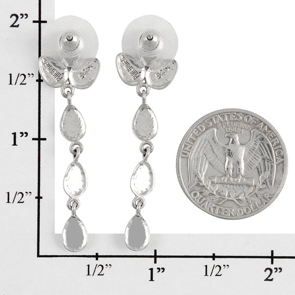 Sterling Silver Chandelier Earrings Turquoise E1204-SM-C75