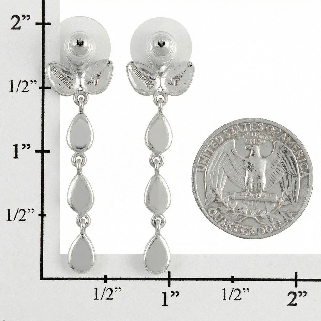 Matrix Turquoise Earrings SilverBronzé E1204-SM-SB-C84