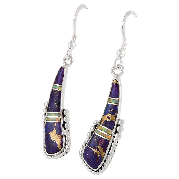 Sterling Silver Earrings Multicolor E1232-C23