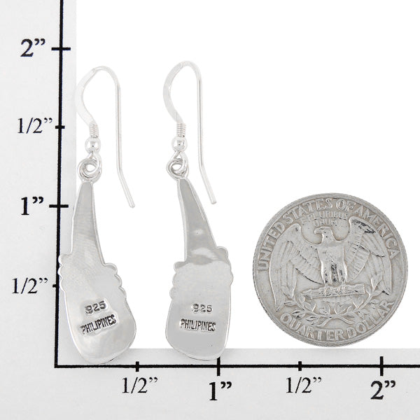 Sterling Silver Earrings Multicolor E1232-C23