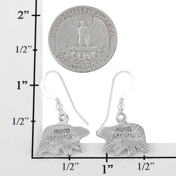 Sterling Silver Bear Earrings Multicolor E1234-C03
