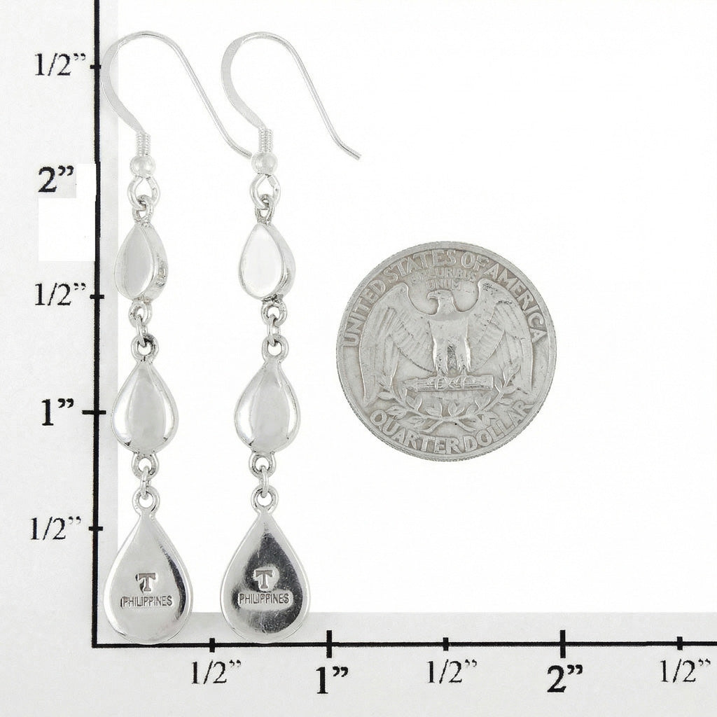 FINAL CLEARANCE - Matrix Turquoise Earrings SilveryCopper™ E1241-SB-C84