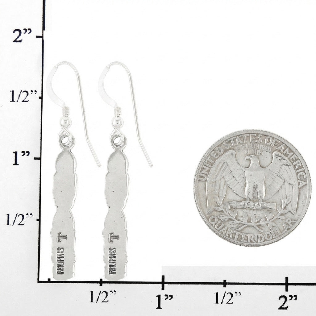 Turquoise Earrings SilverBronzé E1243-SB-C75