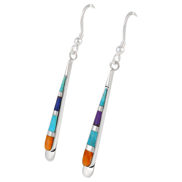 Sterling Silver Earrings Multicolor E1248-C01