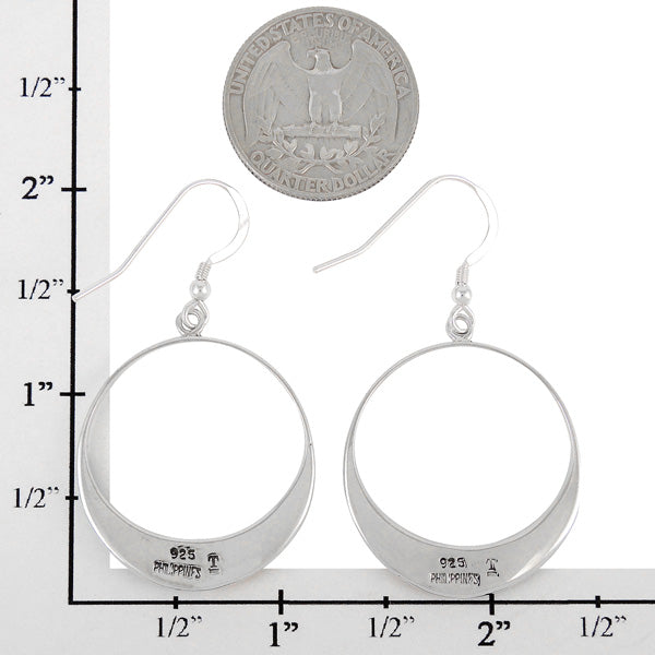 Coral Earrings Sterling Silver E1260-C74