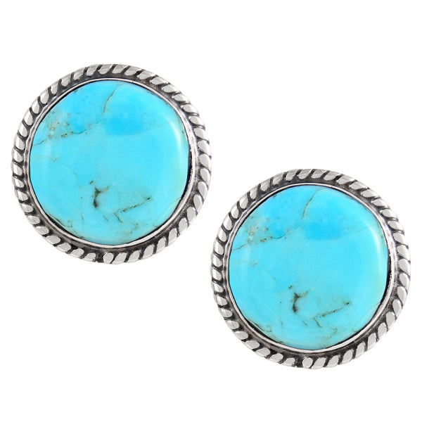 Turquoise Earrings Jewelry Sterling Silver E1262-C75