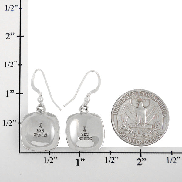 Sterling Silver Earrings Turquoise E1270-C75